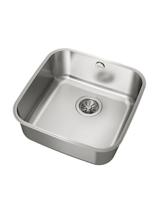 Teka BE 40.40 10125005 Unterbau Spüle Inox Satiniert B43.5xT43.5cm Silber