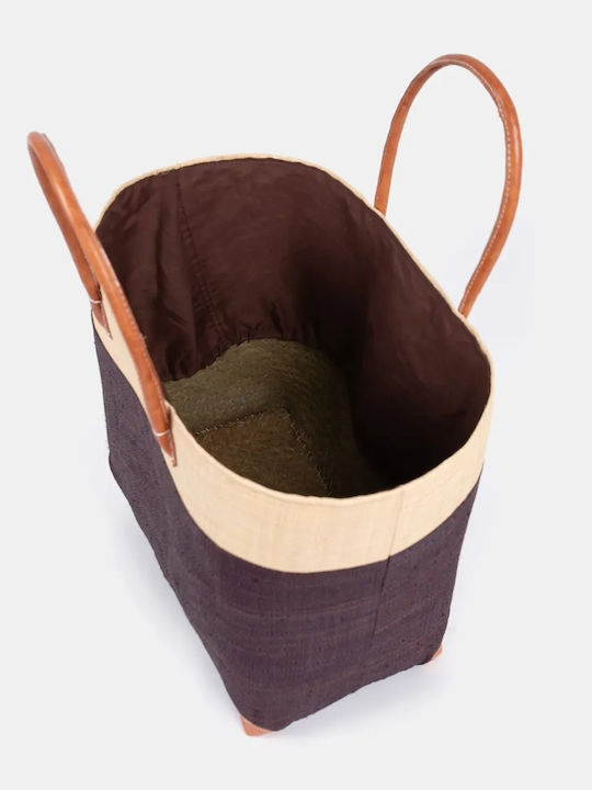 Rattan Damenhandtasche Handtasche Braune