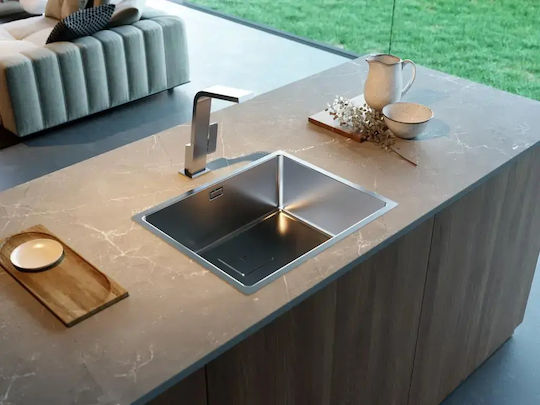 Teka FlexLinea RS15 50.40 Fortinox 115000062 Drop-In Chiuvetă Inox Satinat L54xW44cm Argintiu