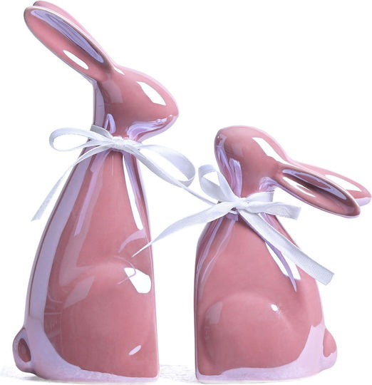 Easter Decoration Bunny Easter Bunny Set 2 Pieces Pink