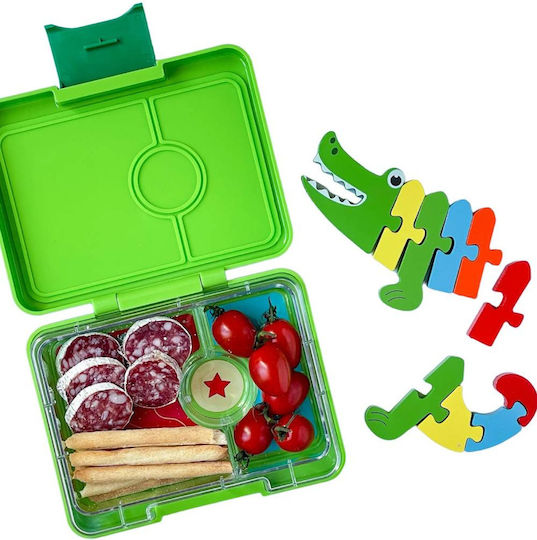 Yumbox Plastik Kinder Lebensmittelbehälter Dinosaurier Grün