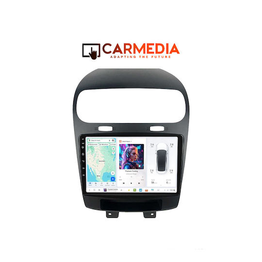 Carmedia Ηχοσύστημα Αυτοκινήτου για Fiat Freemont 2008 (Bluetooth/USB/WiFi/GPS/Apple-Carplay/Android-Auto) με Οθόνη Αφής 9"