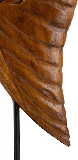 Wooden Book End Holder In Brown Colour 12x44x20cm 2 Pieces