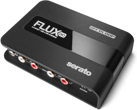 Reloop Flux Go DVS Externe Kommerzielle Soundkarte mit USB-Anschluss
