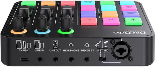OneOdio Solocaster Εσωτερική Επαγγελματική Κάρτα Ήχου με Σύνδεση USB, Bluetooth