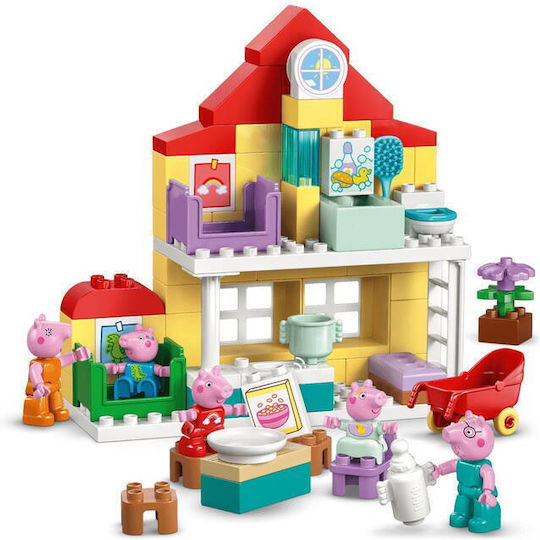 LEGO Duplo Peppa Pig - Семейна Къща за 2+ Години 84 Бройки
