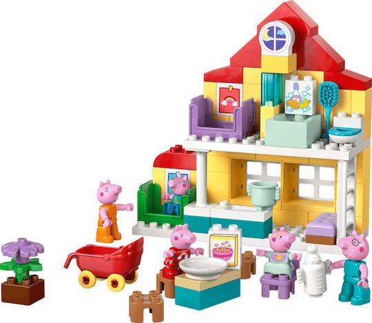 LEGO Duplo Peppa Pig - Семейна Къща за 2+ Години 84 Бройки