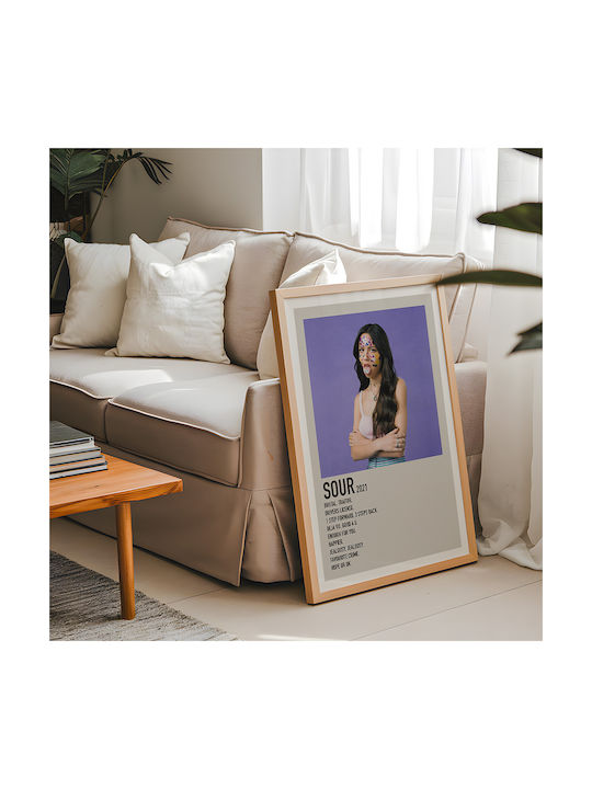 Music Poster Sour Olivia Rodrigo Ms607 21cm X 30cm