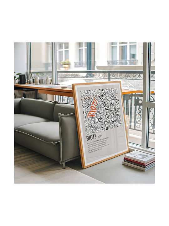 Music Poster Riot Paramore Ms600 30cm X 40cm