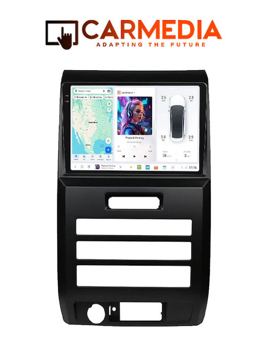 Carmedia Ηχοσύστημα Αυτοκινήτου για Ford Raptor 2004-2014 (Bluetooth/USB/WiFi/GPS/Apple-Carplay/Android-Auto) με Οθόνη Αφής 9.5"
