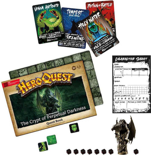 Game Expansion HeroQuest - Joe Manganiello’s The Crypt of Perpetual Darkness Quest Pack for 2-5 Players 14+ Years Old (EN) Avalon Hill