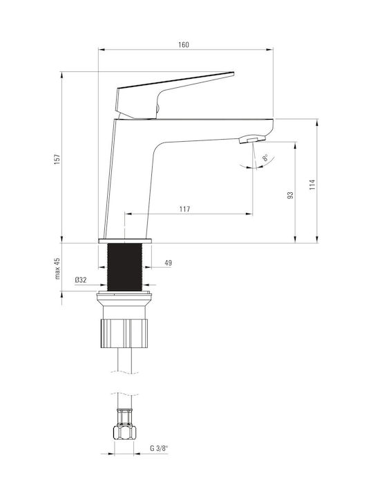 Deante Mixing Sink Faucet