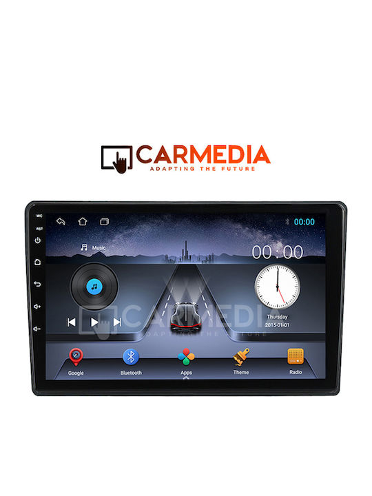 Carmedia Ηχοσύστημα Αυτοκινήτου για Fiat 500L 2012+ (Bluetooth/USB/WiFi/GPS/Apple-Carplay/Android-Auto) με Οθόνη Αφής 10"