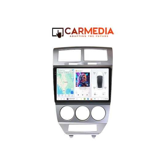 Carmedia Ηχοσύστημα Αυτοκινήτου για BMW X1 Dodge Caliber 2006-2012 (Bluetooth/USB/AUX/WiFi/GPS/Apple-Carplay/Android-Auto) με Οθόνη Αφής 10.36"