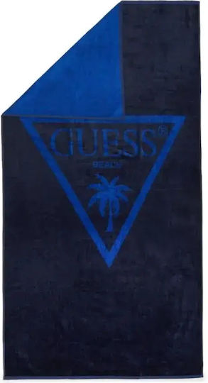 Guess Guess Strandtuch Blau 180x100cm