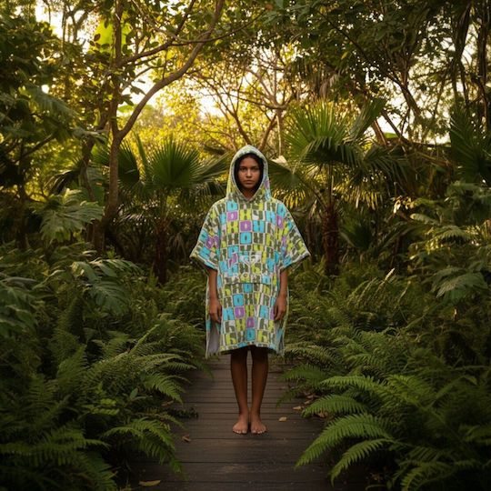 Rg Stay Magical Printed Kids Beach Poncho Girl 105cm X 73cm Ergaa03220-gld8