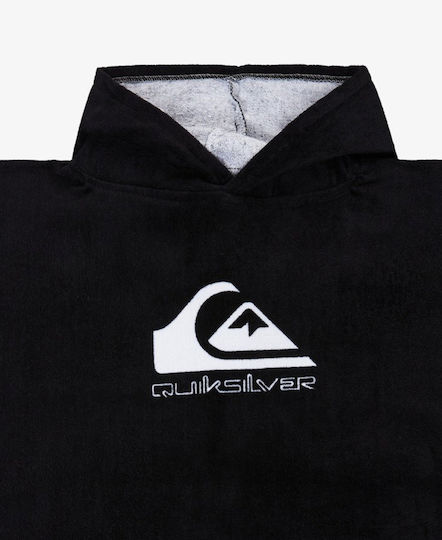 Quiksilver Kinder Strandponcho Schwarz