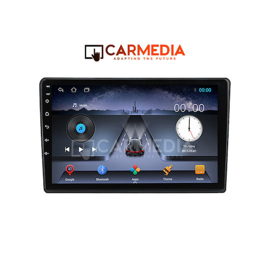 Carmedia Ηχοσύστημα Αυτοκινήτου για Fiat 500L 2012 (Bluetooth/USB/WiFi/GPS/Apple-Carplay/Android-Auto) με Οθόνη Αφής 10"