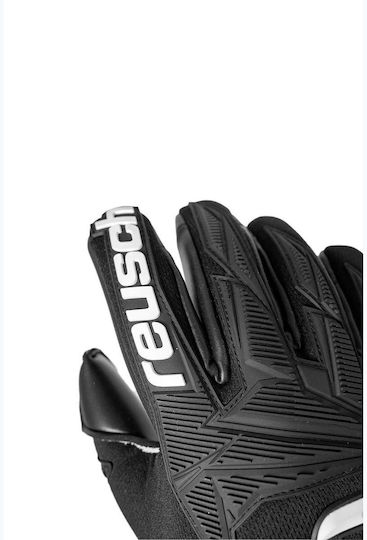 Reusch Infinity Finger Support Goalkeeper Gloves Adults Black