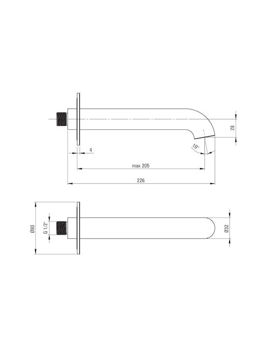 Deante Built-In Silver