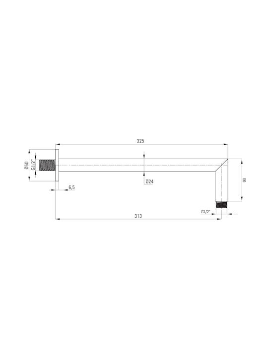 Deante Built-In Silver