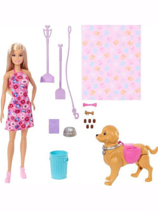 Παιχνιδολαμπάδα Malibu Βολτα Σκυλακι για 3+ Ετών Barbie