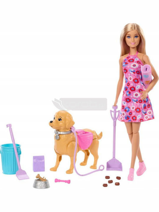 Παιχνιδολαμπάδα Malibu Βολτα Σκυλακι για 3+ Ετών Barbie