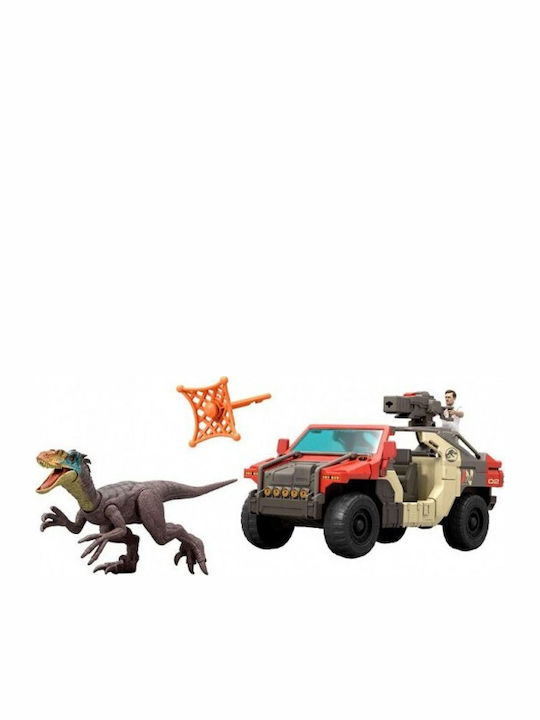 Jurassic World Movie Line Rebirth Dinosaur With Vehicle And Figure Mattel
