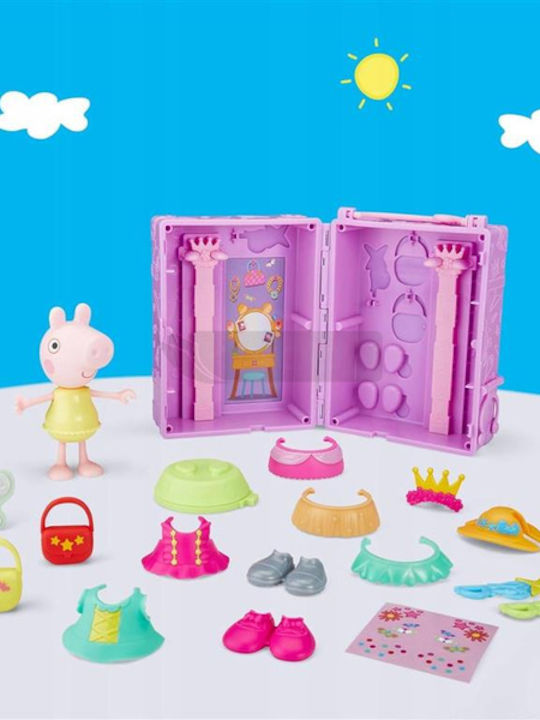 Παιχνιδολαμπάδα Peppa Pig Dress Up Wardrobe για 3 Ετών Hasbro