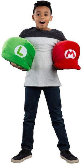 Tomy Plush Super Mario Mario Kart - Luigi Hat 18 cm