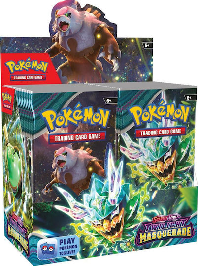 Pokemon Twilight Masquerade Scharlachrot & Violett Booster-Box 36 Verschiedene Designs