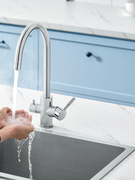 Philips Μπαταρία Κουζίνας Πάγκου Ασημί