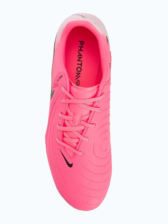 Nike Phantom GX 2 Academy Football Shoes with Cleats Sunset Pulse / Black