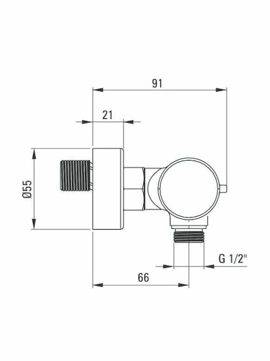 Deante Mischung Bade- / Duscharmatur Dusche Gray