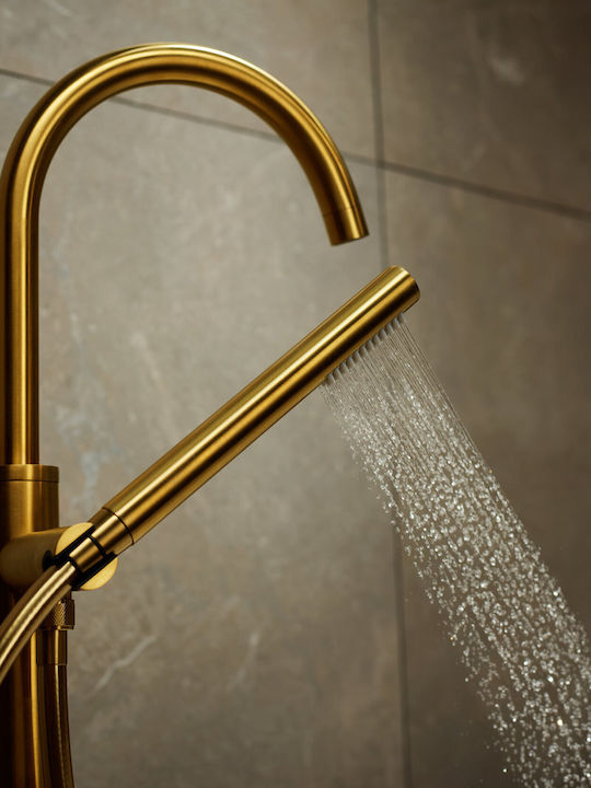 KFA Mixing Bathtub Shower Faucet Gold