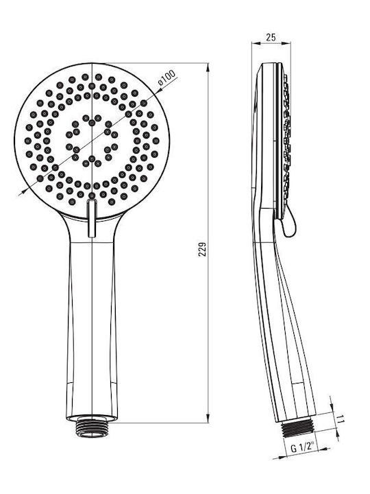 Deante Shower Column Beige 5907650823827