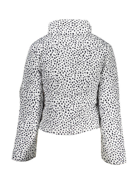 Kinder Freizeitjacke Kurz Weiß Foundry Puffer