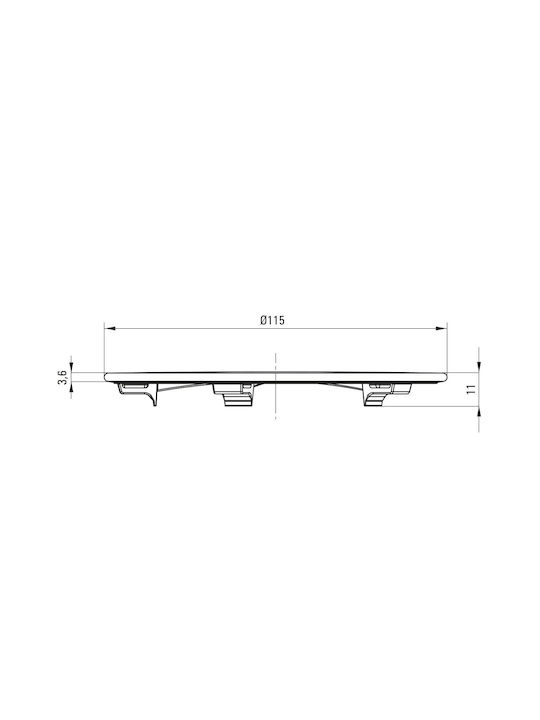 Deante Chiuvetă Sub Masă Inox Periat 44x74cm Gri
