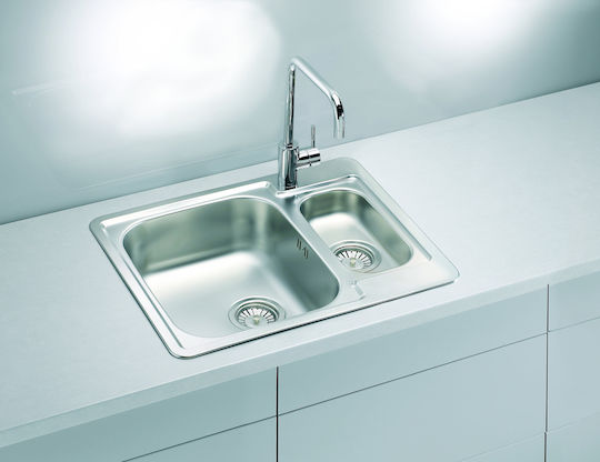 Alveus Ένθετος Inox Μ50xΠ61.5cm Γκρι