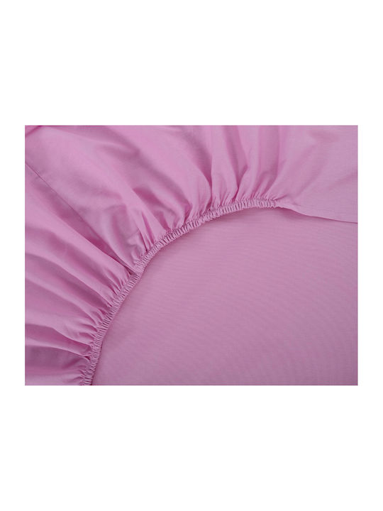 Silk Fashion Σεντόνι Μονό με Λάστιχο 105x200+35εκ. Pastel Levander
