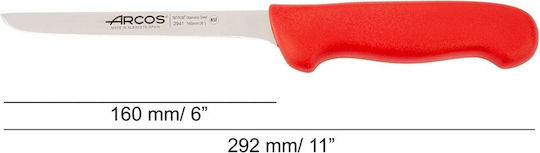 Arcos Knife Boning from Stainless Steel Red 16cm