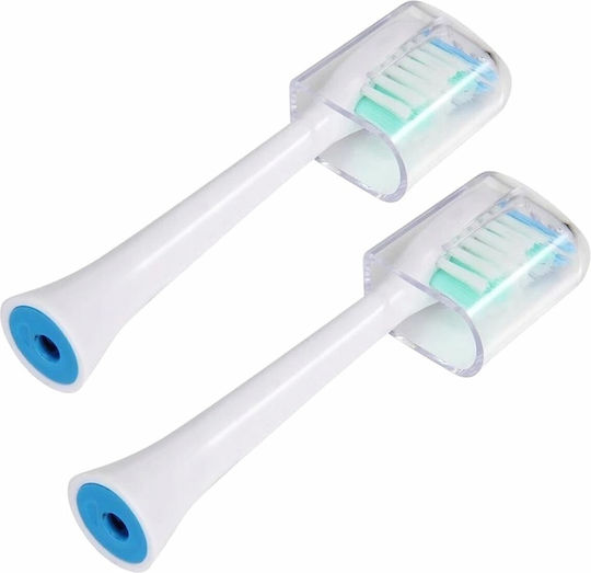 Original Oro-med Sonic Toothbrush Head 2 Pcs Gentle On Gums