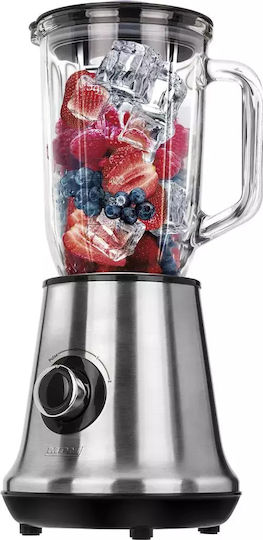 MPM MBL-15M Mixer mit Glas Kanäta 1 l 450W Inox
