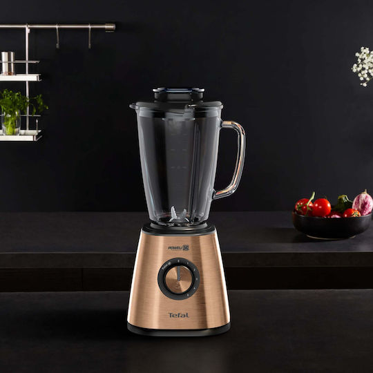 Tefal Blendforce 2 Coppertinto Μπλέντερ με Γυάλινη Κανάτα 1.75 lt 800W Χάλκινο