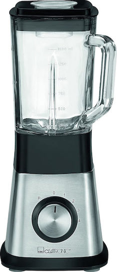 Clatronic UM 3644 Μπλέντερ με Γυάλινη Κανάτα 1.5 lt 650W Μαύρο