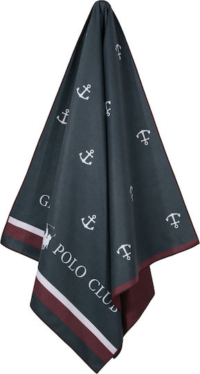 Greenwich Polo Club Mikrofasertuch Körper 280g/m² Doppelseitig Blau 170x80cm