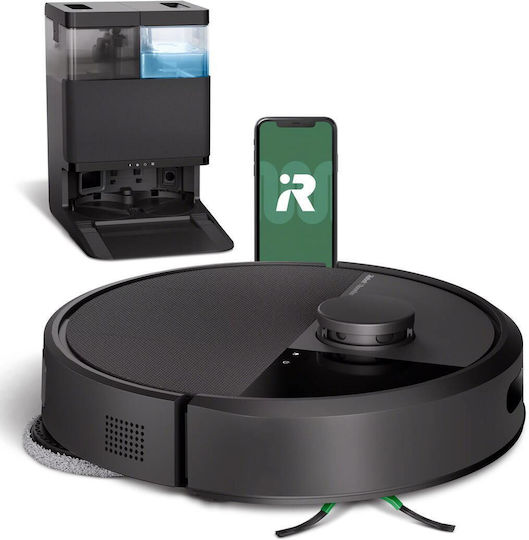 iRobot Roomba Plus 405 Combo + AutoWash Roboter-Staubsauger mit Kartierung Laser Schwarz