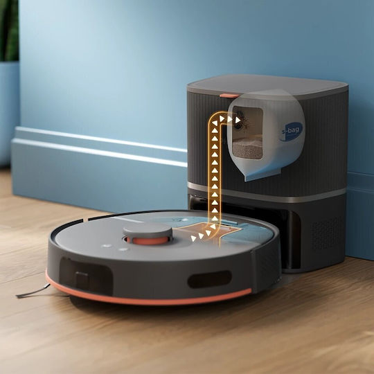 Philips HomeRun 5000 Series Robot Vacuum Cleaner with Laser Mapping & Suction Power 10000Pa Gray