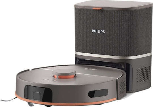 Philips HomeRun 5000 Series Robot Vacuum Cleaner with Laser Mapping & Suction Power 10000Pa Gray