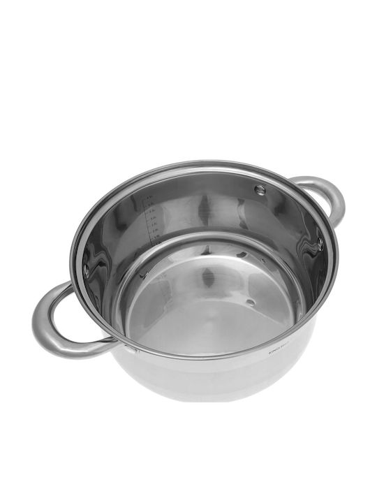KING Hoff Cookware Set Made of Stainless Steel Inox with Non-stick Coating 6 Pieces